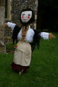 Oving Scarecrow Day Image Gallery 2008: old lady