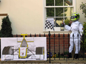 Oving Scarecrow Day Image Gallery 2009: racing car driver