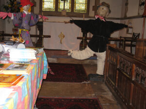 Oving Scarecrow Day Image Gallery 2009: scarecrows in church