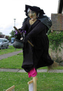 Oving Scarecrow Day Image Gallery 2009: witch