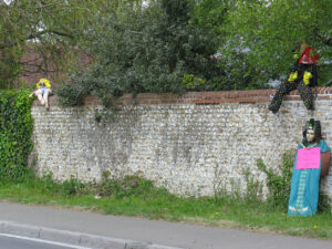 Oving Scarecrow Day Image Gallery 2012 scarecrows on wall