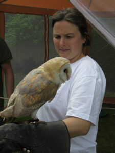 Oving Scarecrow Day Image Gallery 2014 owl handler