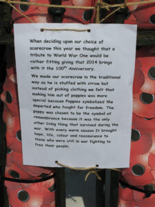 Oving Scarecrow Day Image Gallery 2014 WW1 Tribute