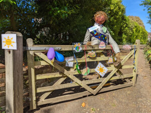 Oving Scarecrow Day 2022 gate keeper