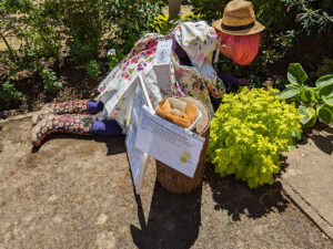 Oving Scarecrow Day 2022 lady gardener
