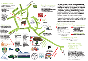 Oving scarecrow day 2026 map cover inside